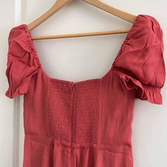 NWT Aritzia Wilfred Fannie Dress - WARM SIENNA RED (6) - Picture 8 of 9